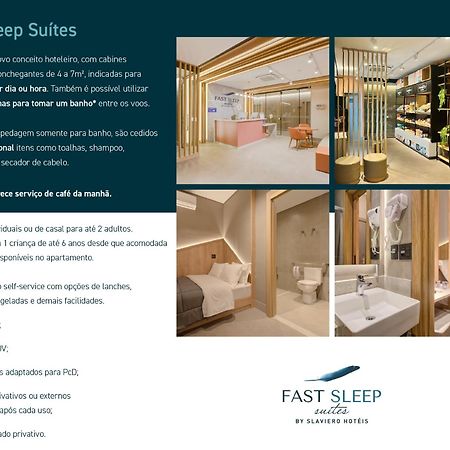 Fast Sleep Suites By Slaviero Hoteis - Hotel Dentro Do Aeroporto De Guarulhos - Terminal 2 - Desembarque Oeste Luaran gambar